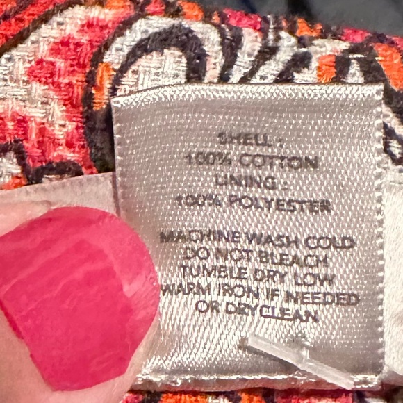 Loft size 0 Paisley mini skirt - Picture 6 of 7